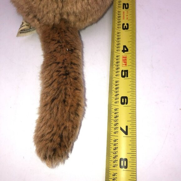 WWF Meerkat Plush Stuffed Animal 8" Teddy Bear Toy Tan Brown Cream Standing - Picture 10 of 10